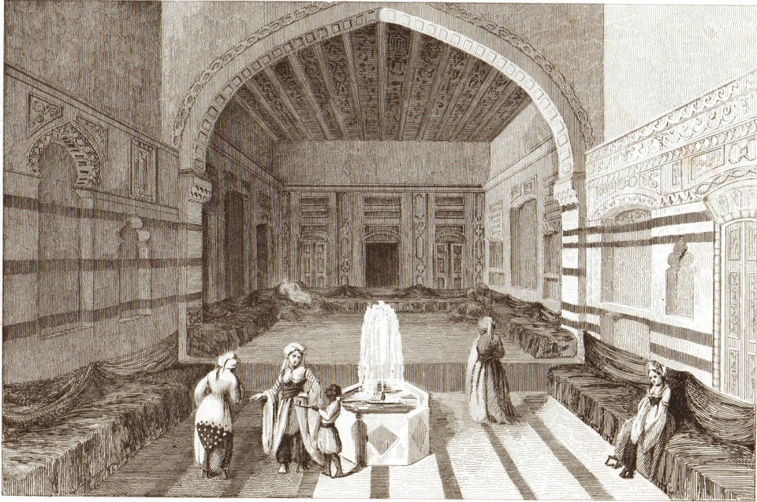 Interior of a palace in Damascus. Syria. 1847. (1 of 3)