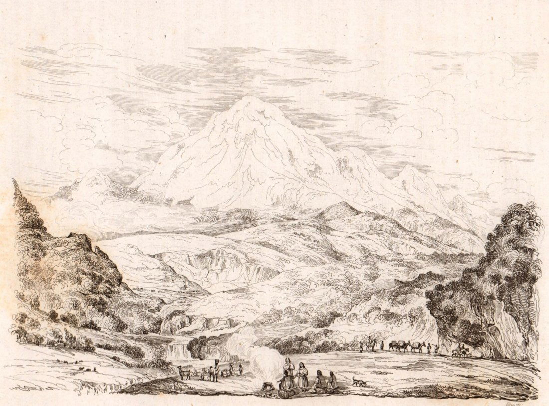 Landscape of Chimborazo. Taken from El Tambo. Colombia. (1 of 3)