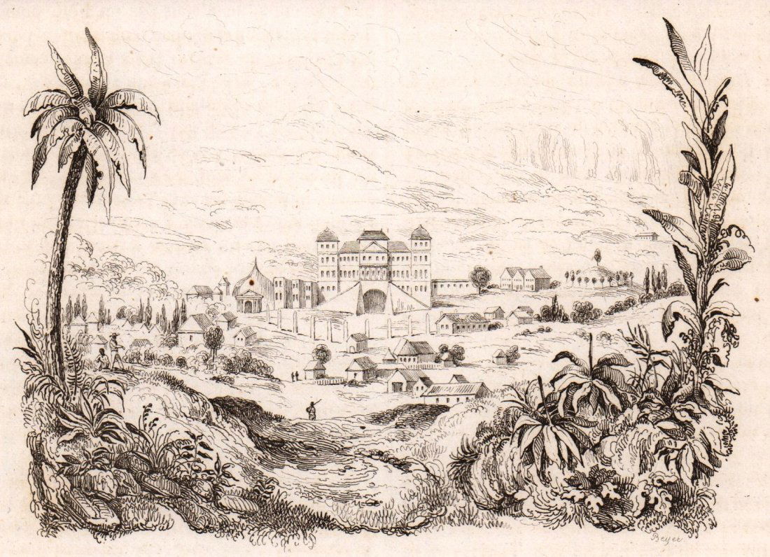 The Sans-Souci Palace in Haiti. 1836. (1 of 3)