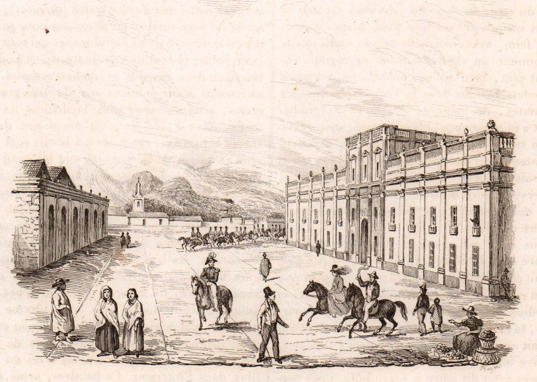 Hotel in Santiago. Chile. 1836. (1 of 3)