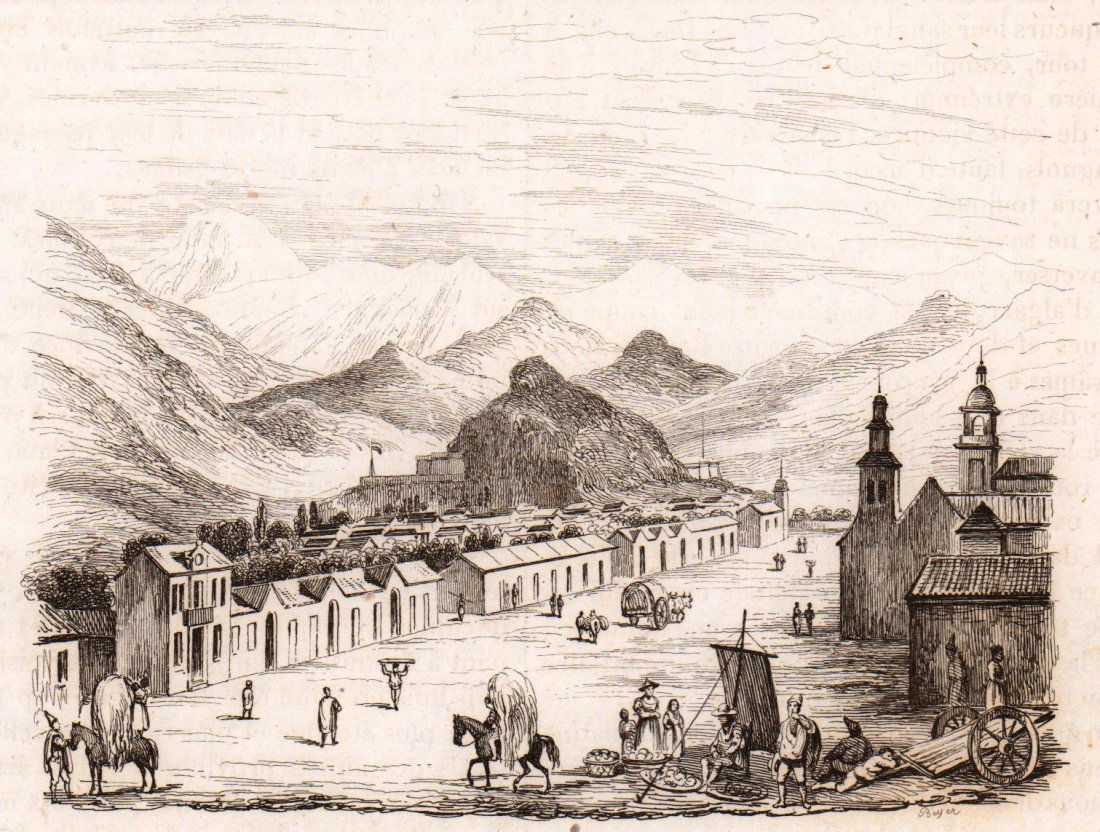 The Canada of Santiago. Chile. 1836. (1 of 3)