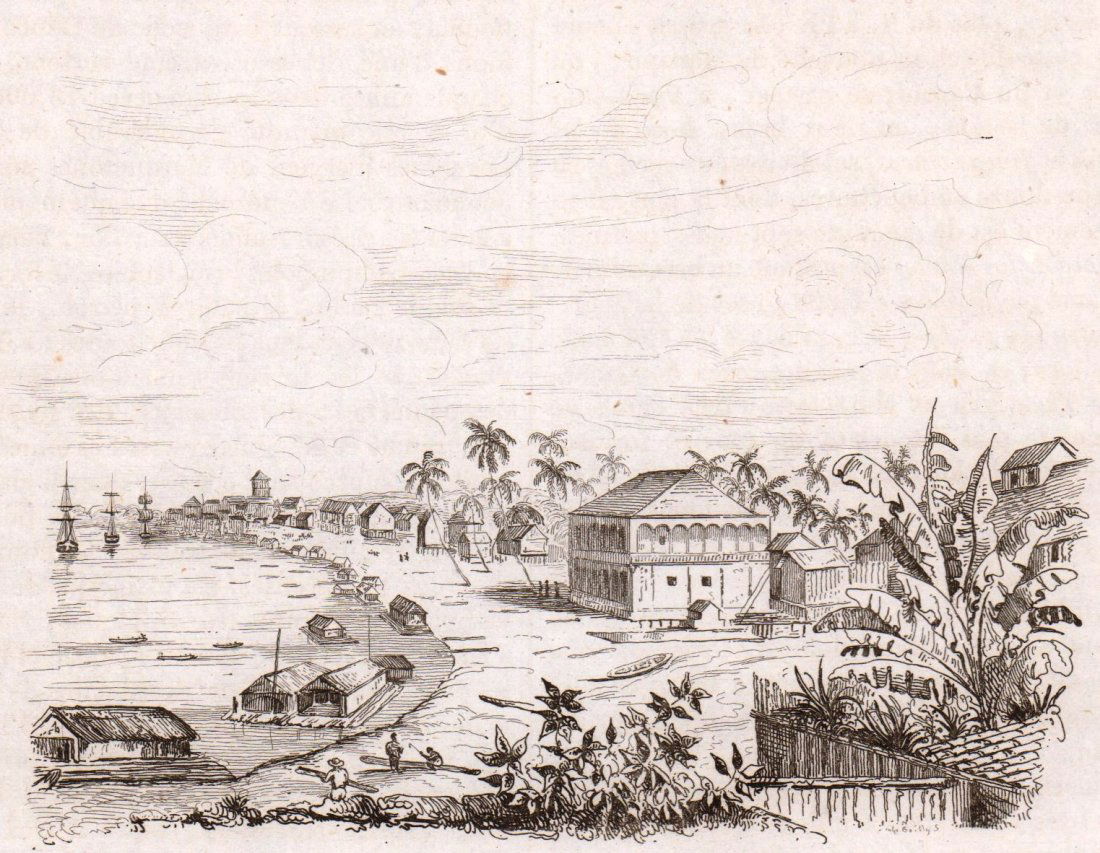 View of Guayaquil. Ecuador. 1847. (1 of 3)