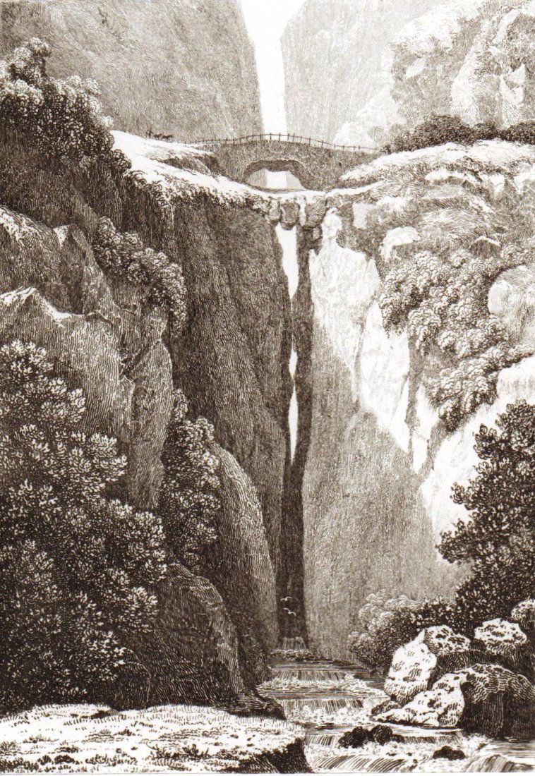 Natural Bridges.  Icononzo. Colombia. 1835 - 1841. (1 of 3)