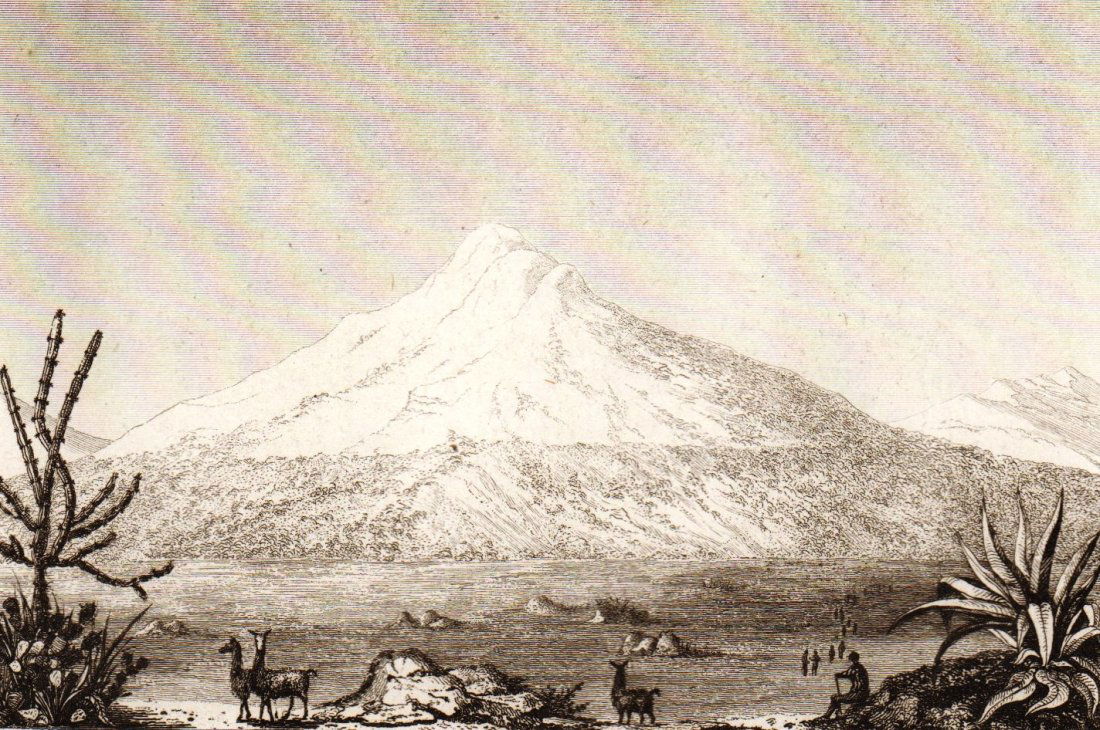 View of Chimborazo. Colombia. 1835 - 1841. (1 of 3)