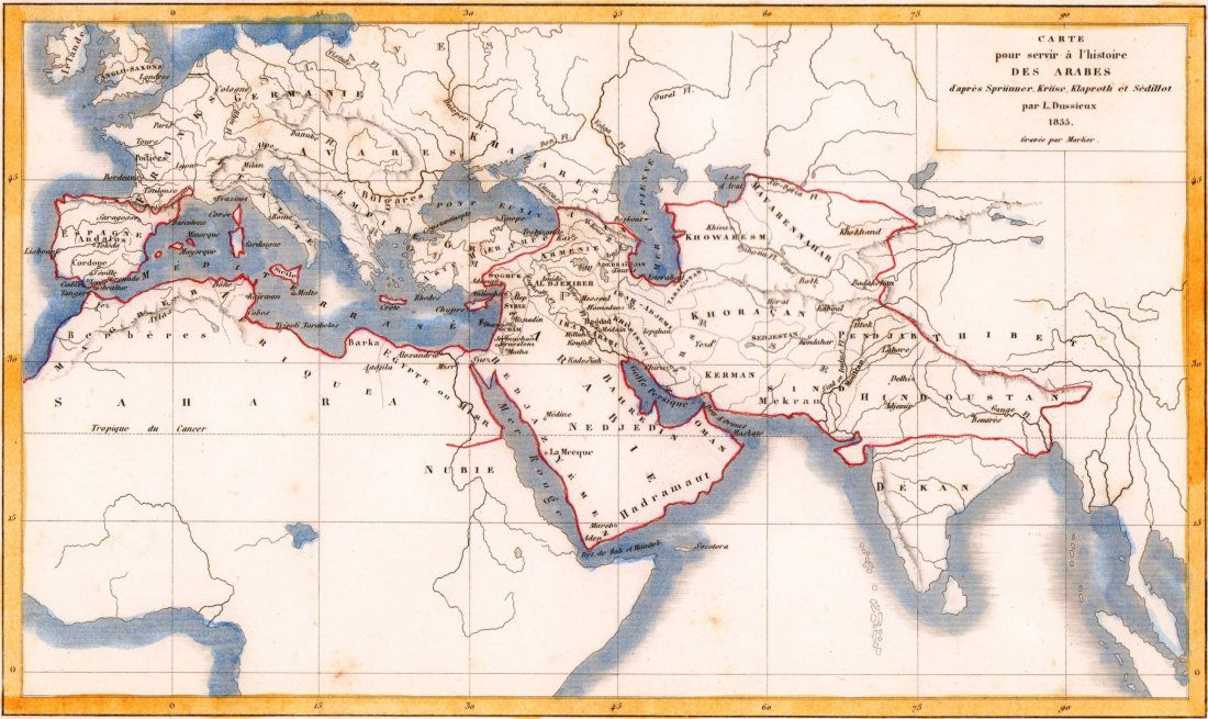 Map of the Arabs. 1854. (1 of 3)