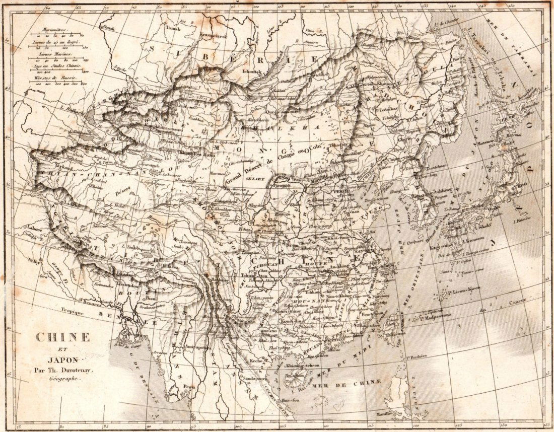 Map of China and Japan. Asia. 1837. (1 of 3)