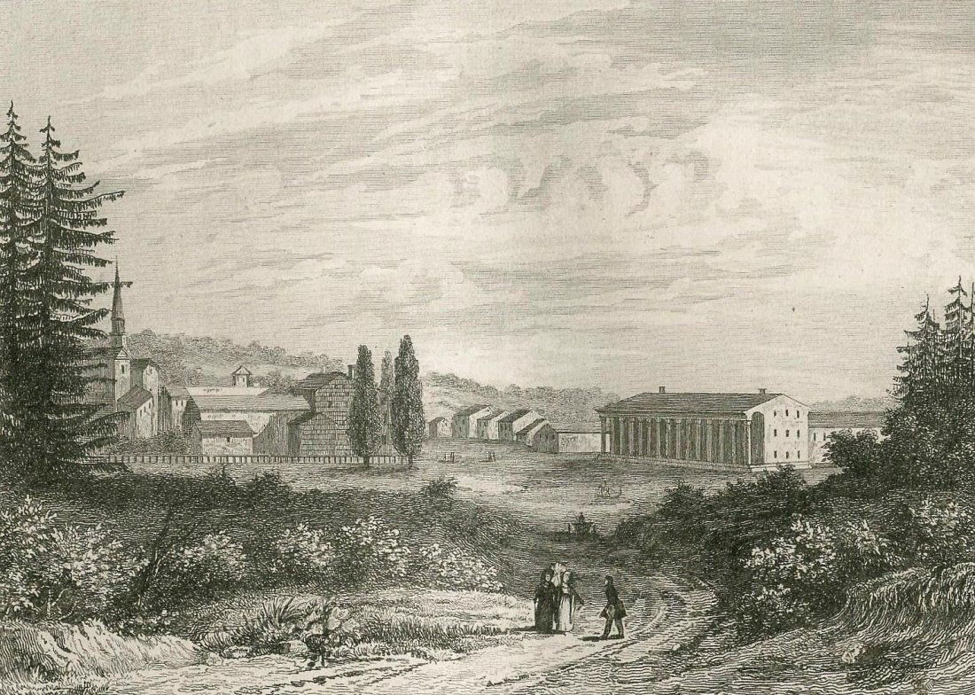 Current view of Saratoga. USA. ~1829. (1 of 4)