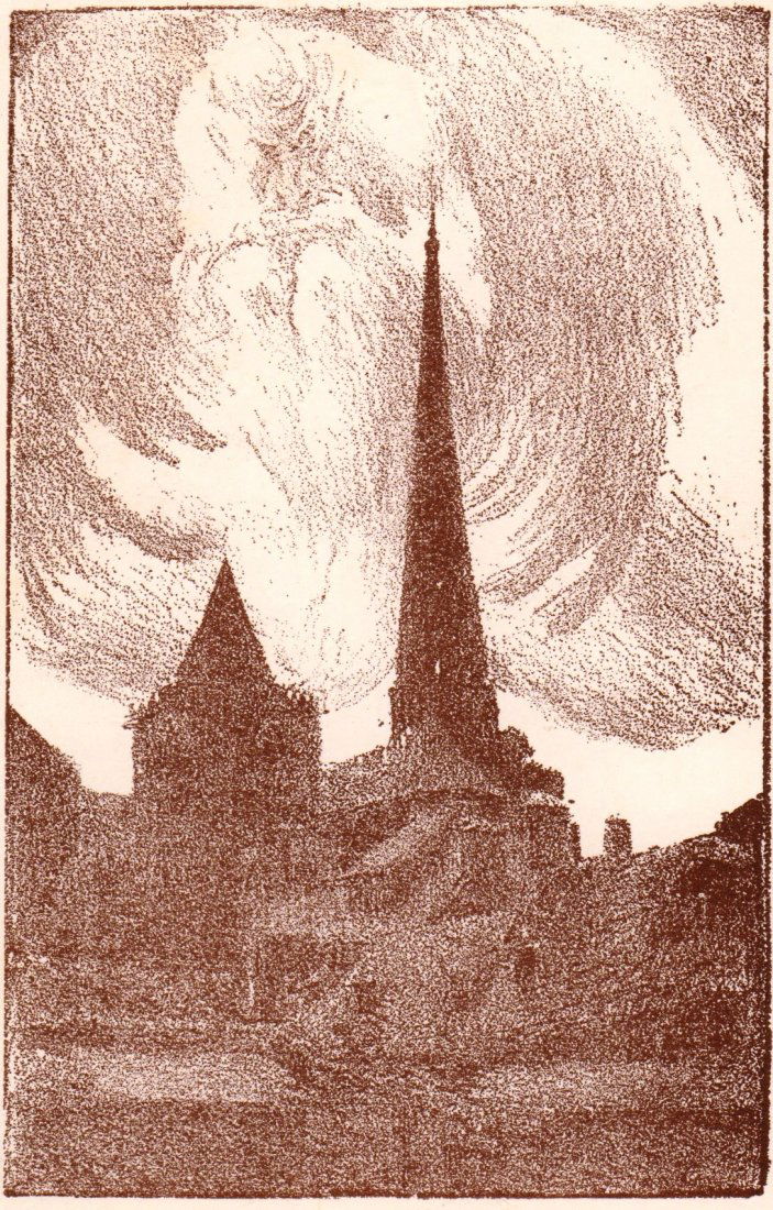 Théodore Botrel. The Tower of Tréguier.  France. 1912. (1 of 3)