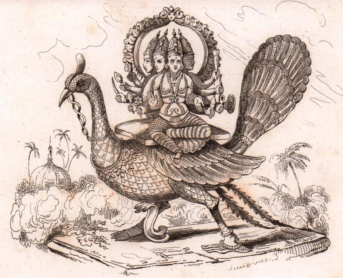 M. Dumont D’Urville. Kartikeya God's heavenly armies. (1 of 3)