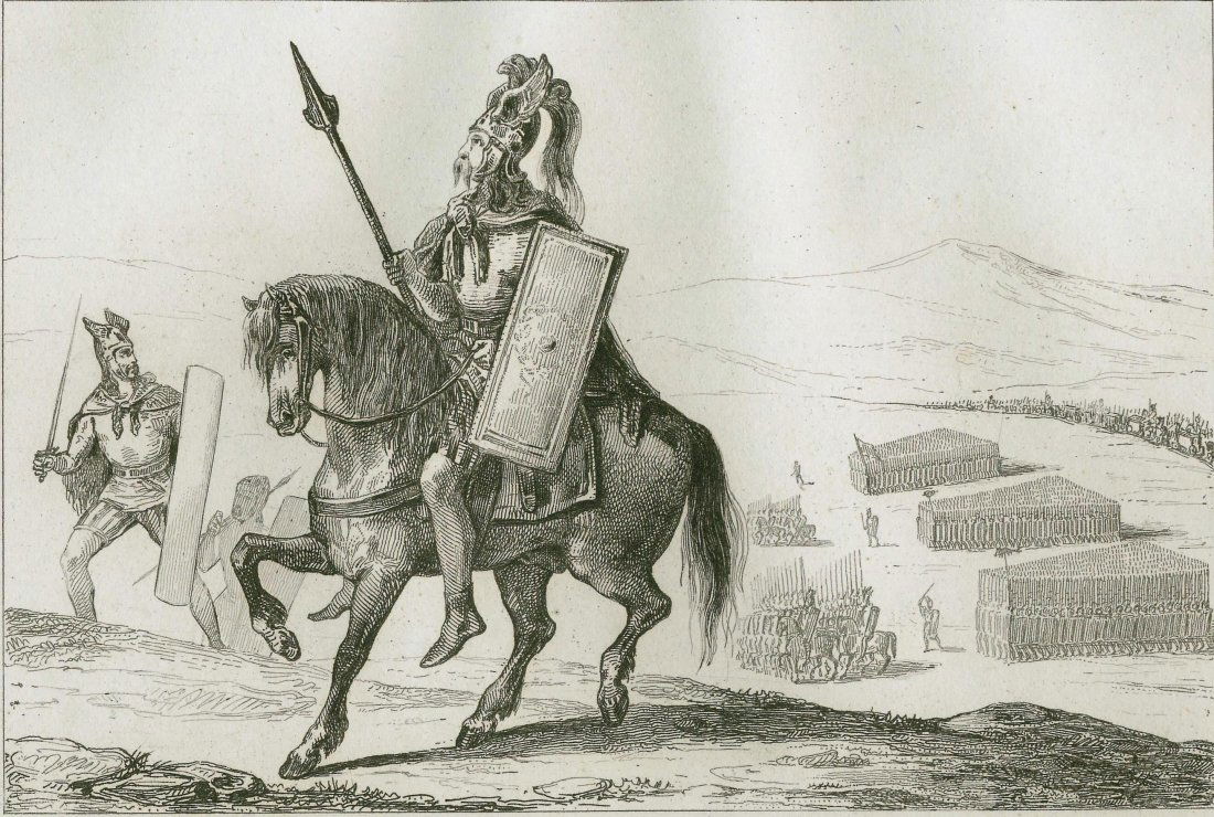 Camp of the Ancients Germans. Germany. 1841. (1 of 3)