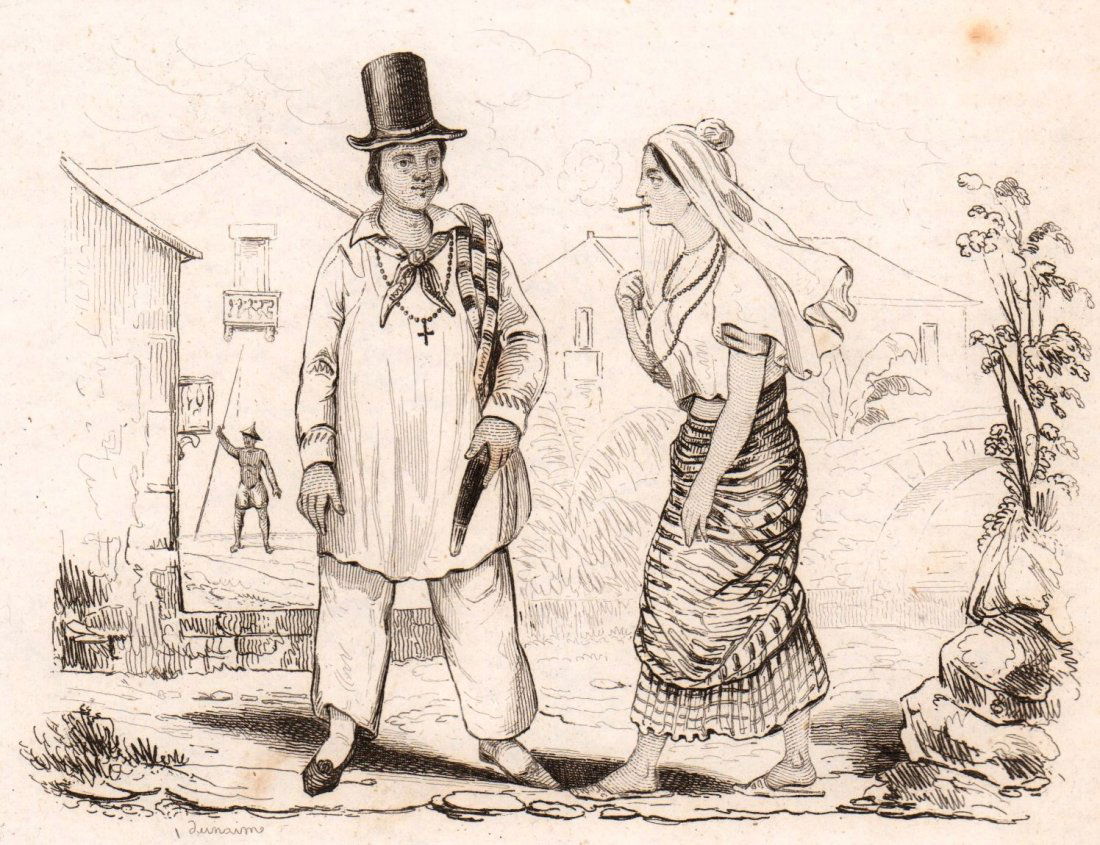 M. Dumont D’Urville. Man and Woman - Tagals. (1 of 3)