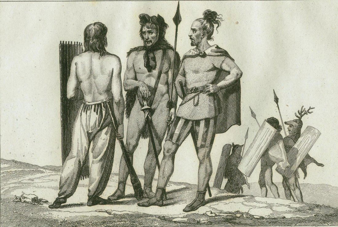 Ancient Germanic peoples. Germany. 1841. (1 of 3)