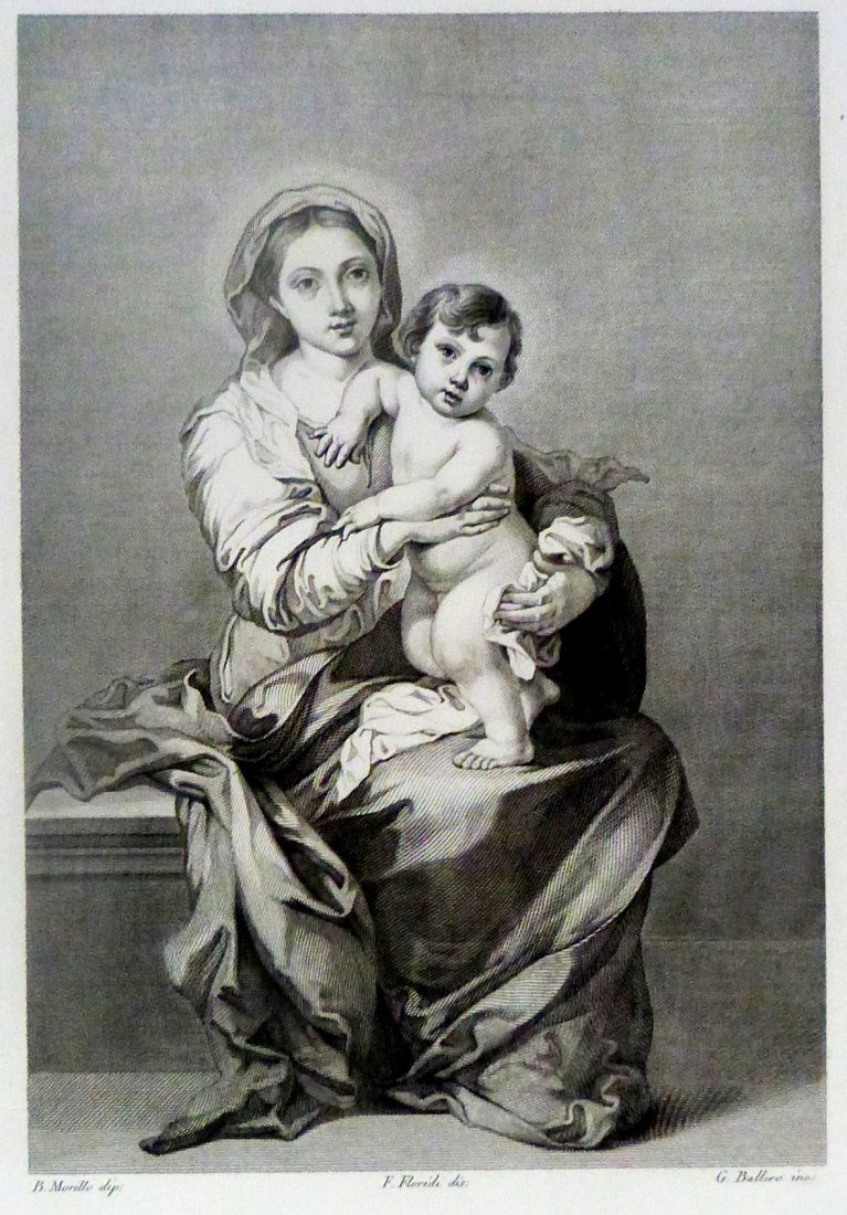 Bartolome Esteban Murillo. Madonna and a child. SPAIN. (1 of 3)