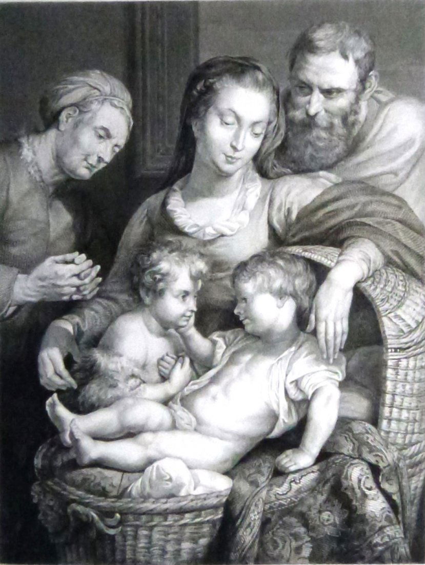 Sir Peter Paul Rubens. Holy Family. Netherlands. 1843. (1 of 6)