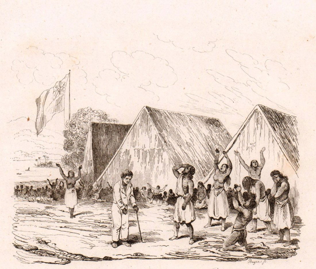 Death of Keopoua-lani. Hawaii. 1835. (1 of 3)