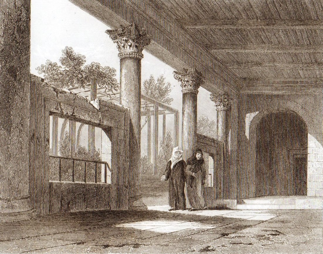St. John Studius Church in Constantinople. Italy/Turkey: St. John Studius Church in Constantinople. Italy/Turkey. 1835. Print of steel engraving titled „Eglise St. Jean Studius a Constantinople. Grece Moderne“. Drawn by Ch. Teccier. Engraved by unknown.