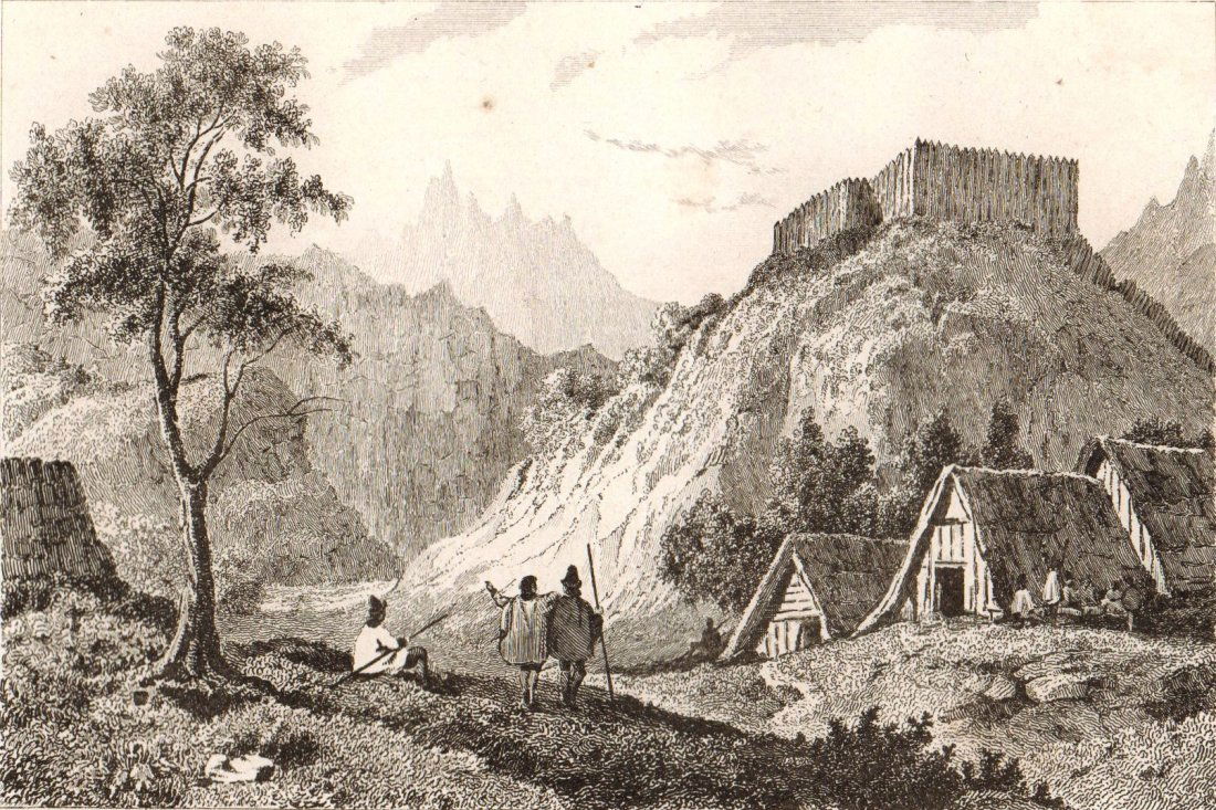 Valley at Rio Torbido. Chile. South America. 1856. (1 of 3)