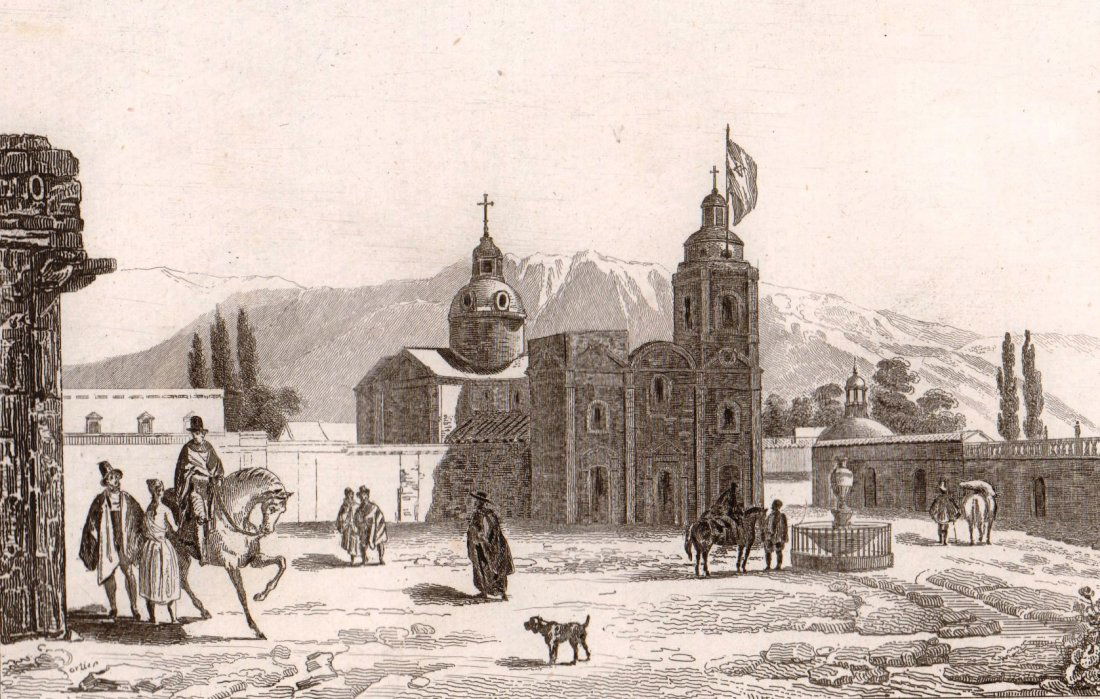 Public place. Mendoza. Argentina. South America. 1856. (1 of 3)