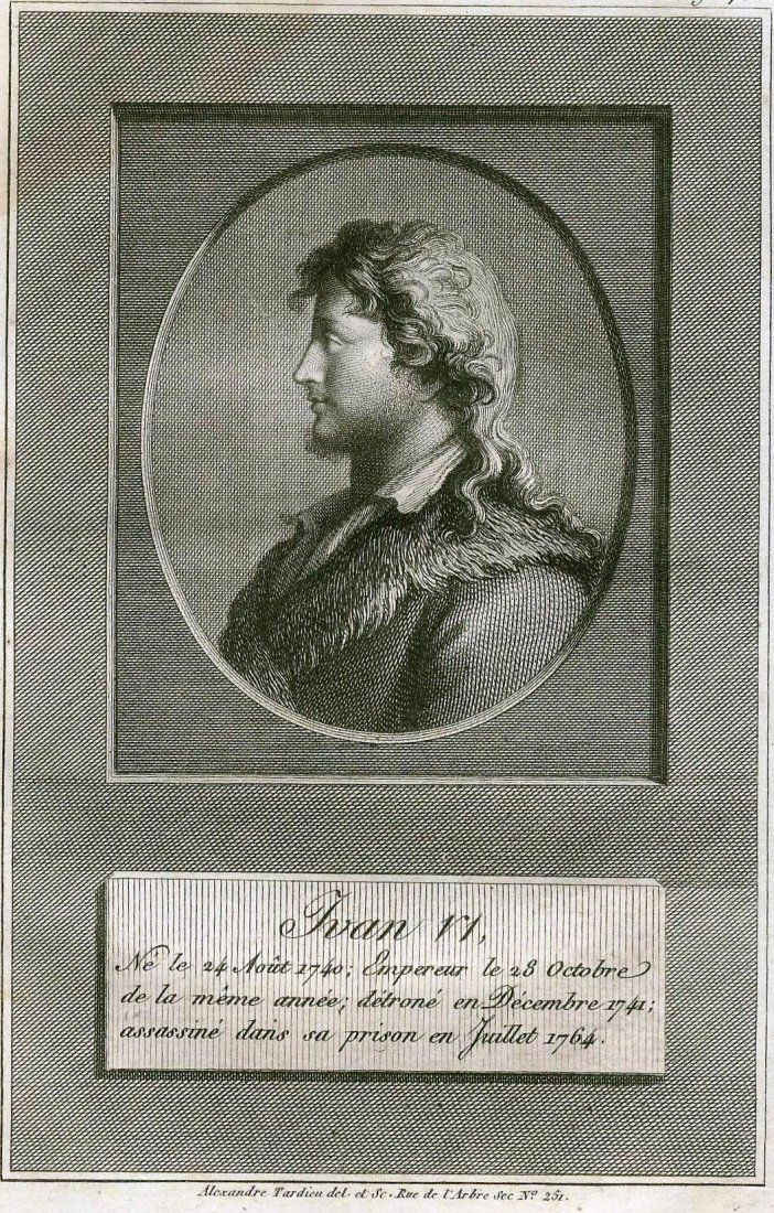 Portrait of Ivan VI. Russia. 1793. (1 of 3)