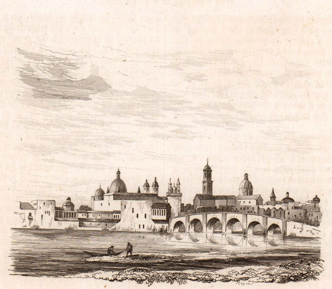 Bridge of Lima. Peru. 1836. (1 of 3)