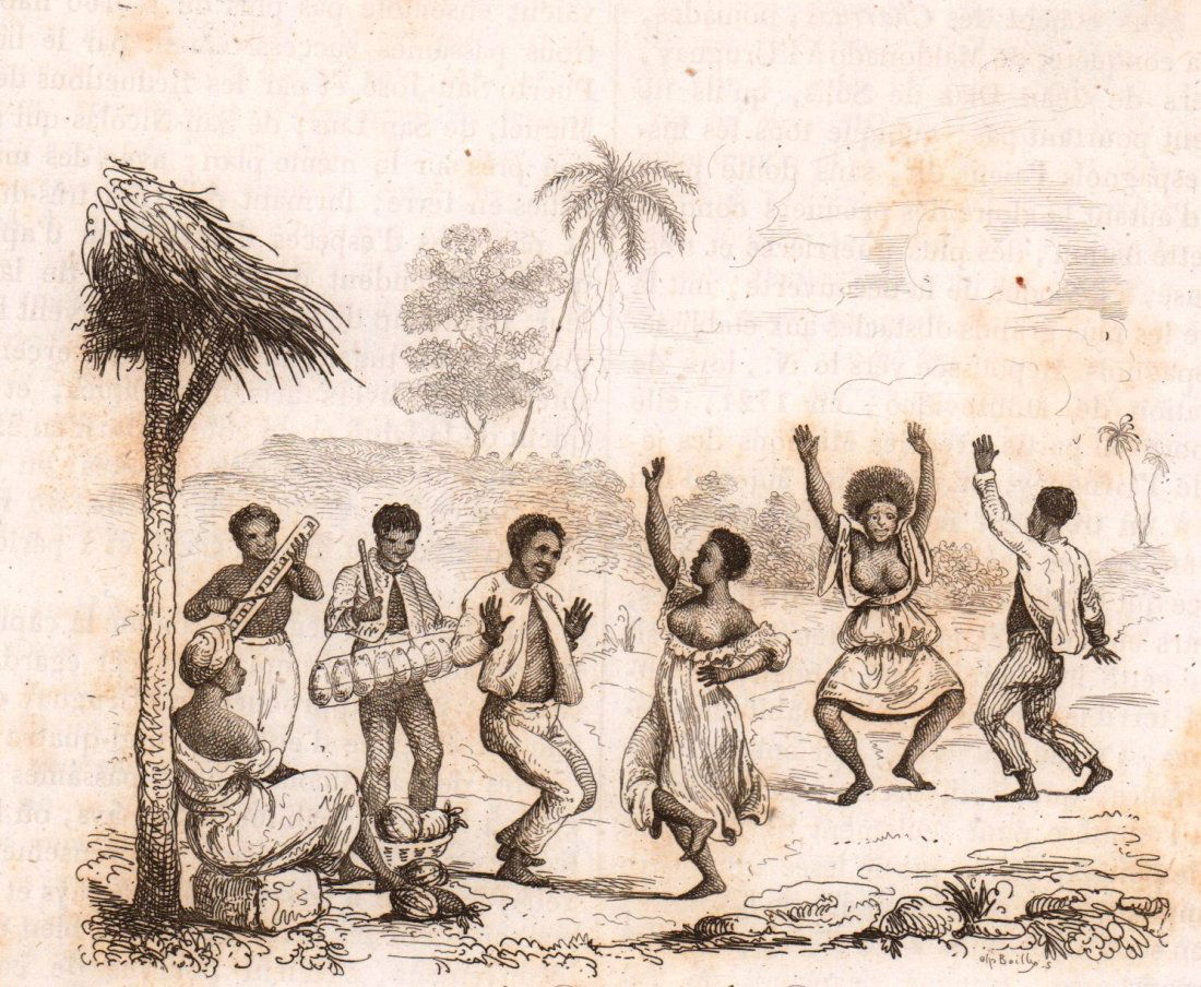 The Batuque in San Paulo. Brazil. 1836. (1 of 3)