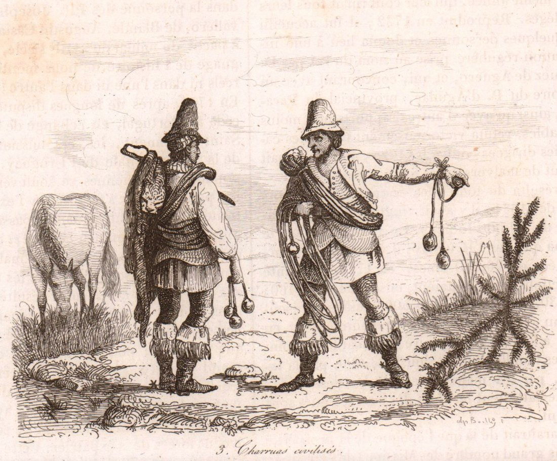 Civilized Charruas. Brazil. 1836. (1 of 3)