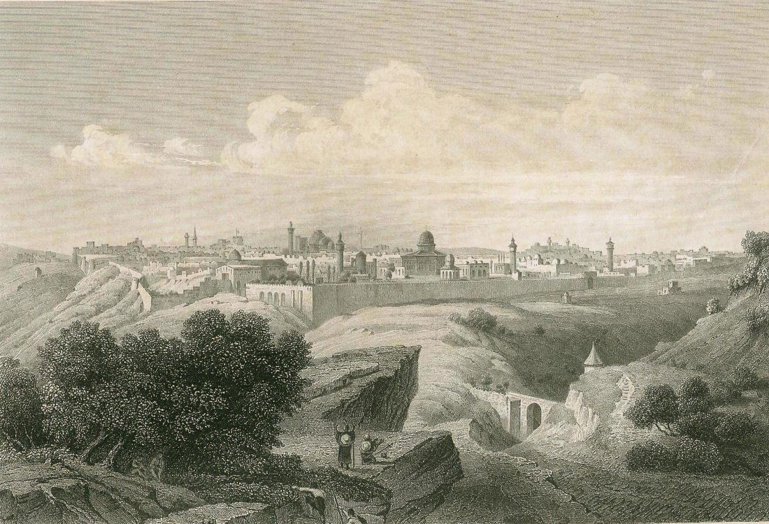 Jerusalem. Israel. 1850. (1 of 2)