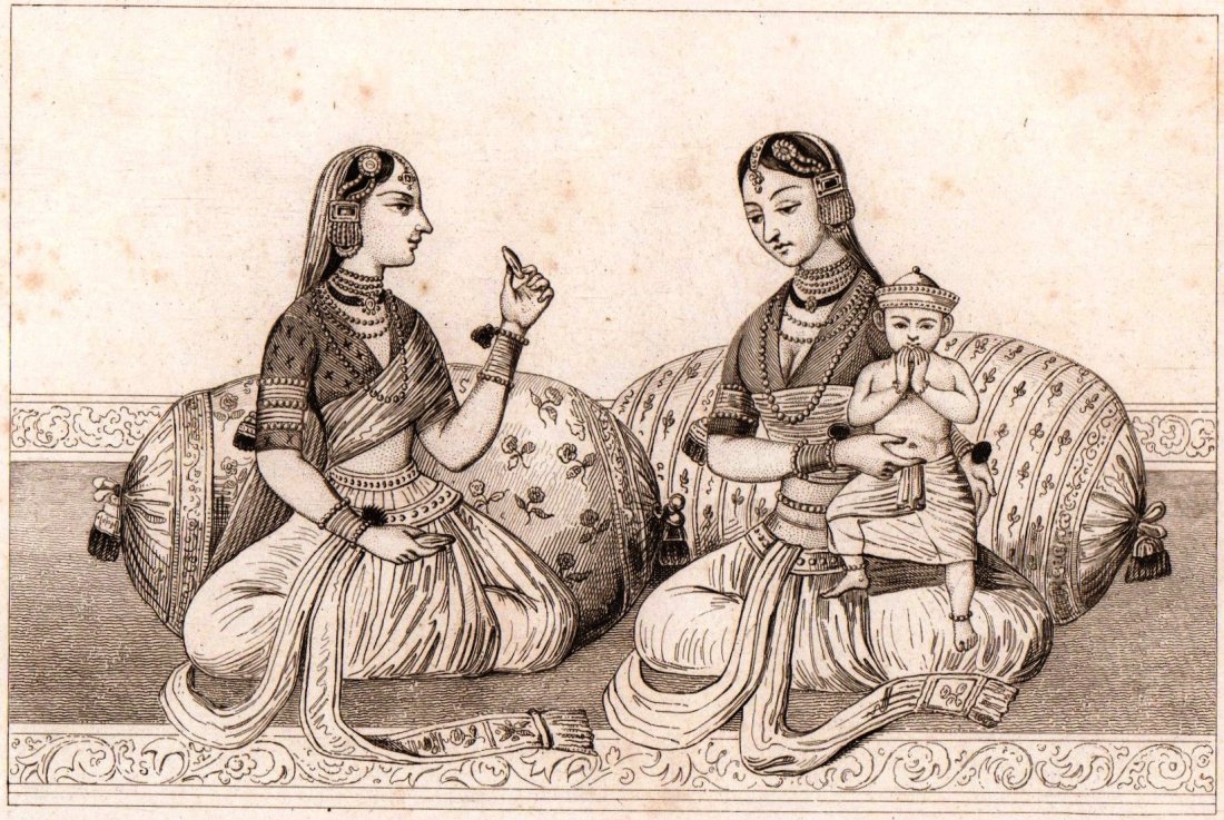 Dekan women. India. 1845. (1 of 2)