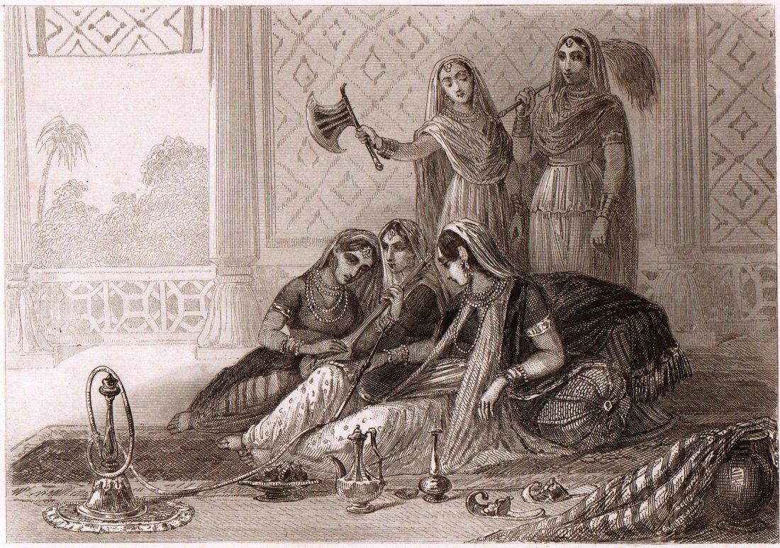 Harem. India. 1845. (1 of 2)