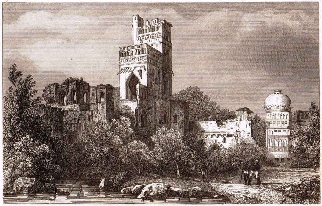 Palace at Bejapoor. India. 1845. (1 of 2)