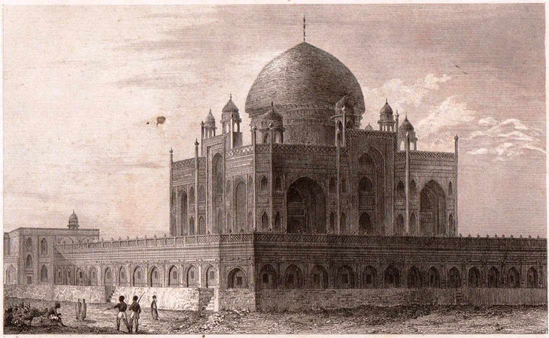 Tomb of the Emperor Homayoun. India. 1845. (1 of 2)