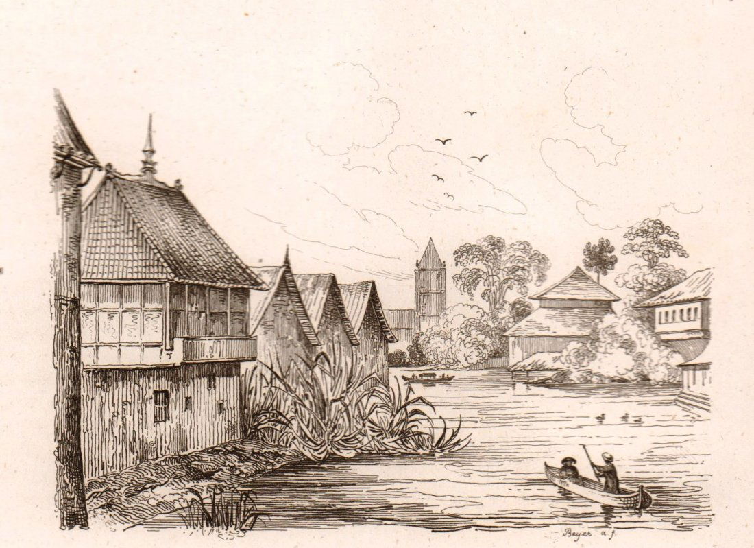 Chinatown in Manila. Philippines. 1835. (1 of 3)