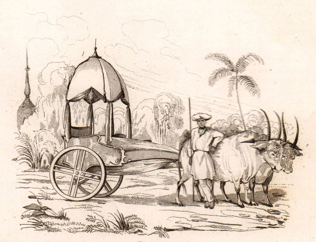 Malabar car. India. 1835. (1 of 3)