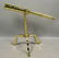 1260: SOLID BRASS SHIP'S TELESCOPE ON TRIPOD