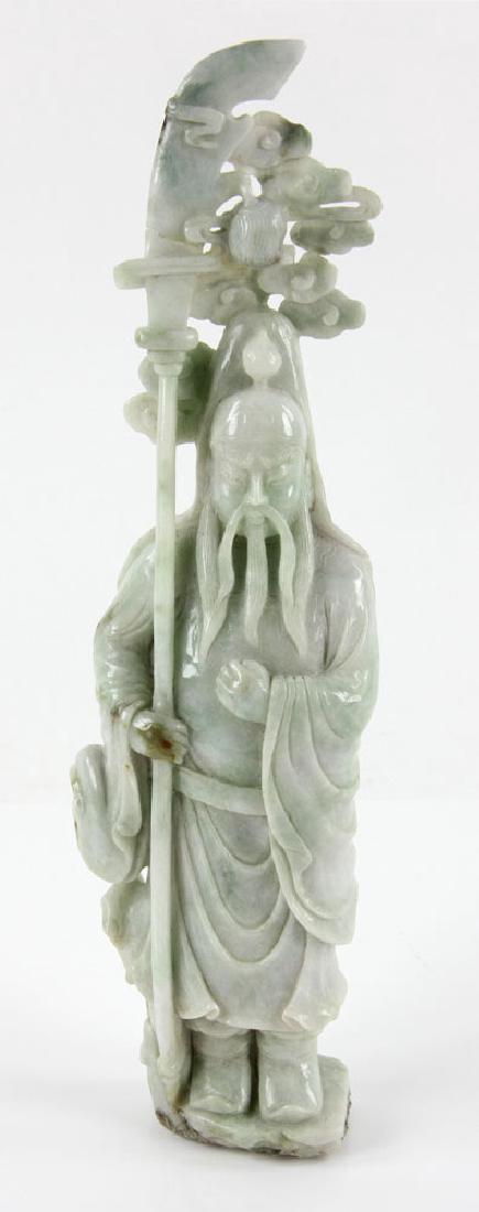 Chinese Carved Jade Warrior Figure (1 of 5)