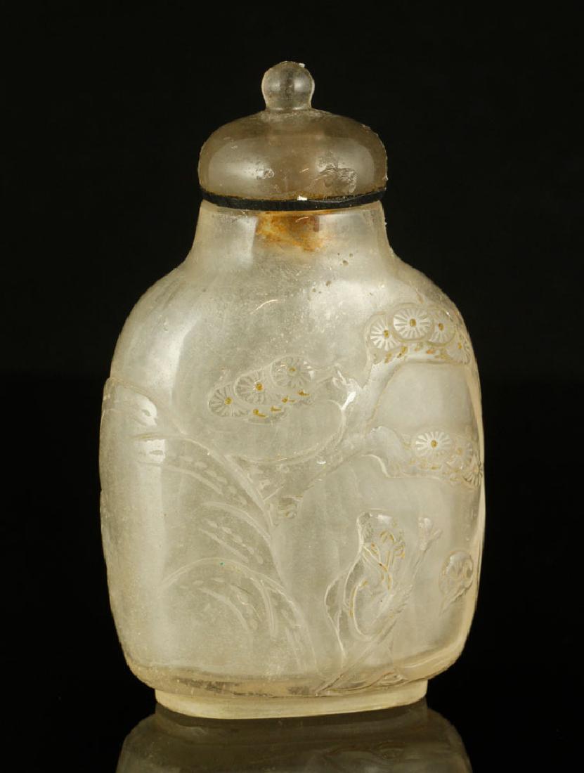 19th C. Chinese Quartz Snuff Bottle (1 of 4)