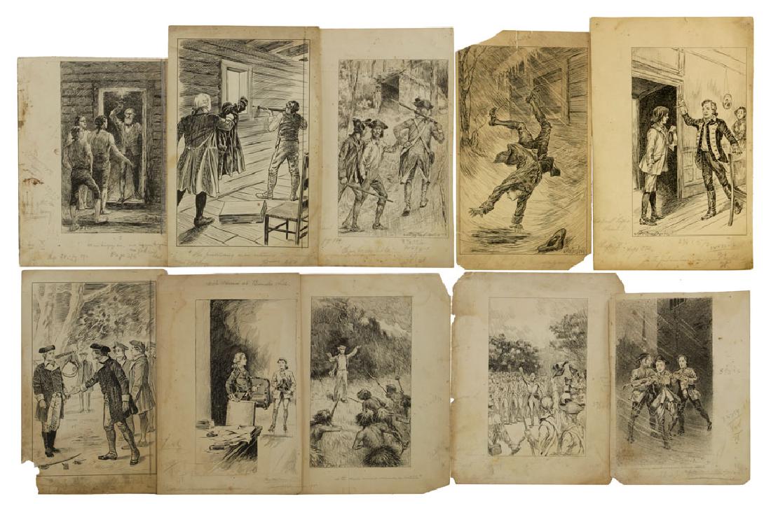 Davis, 10 Illustrations, Pen and Ink (1 of 5)