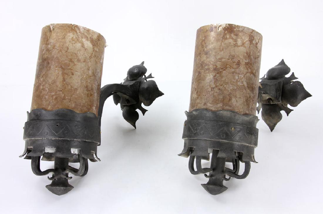 Pr. Arts & Crafts Mission Style Sconces (1 of 8)
