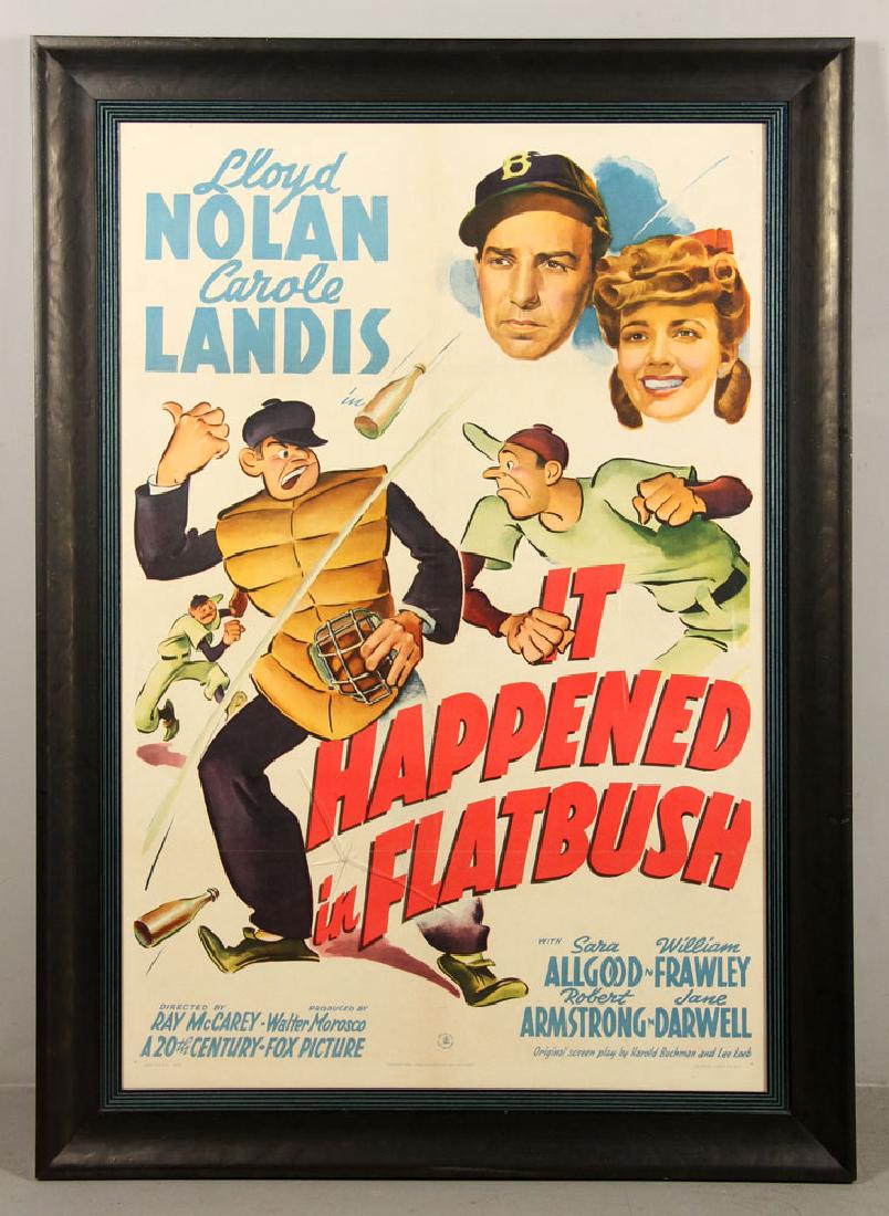 Vintage "It Happened in Flatbush" Movie Poster (1 of 6)