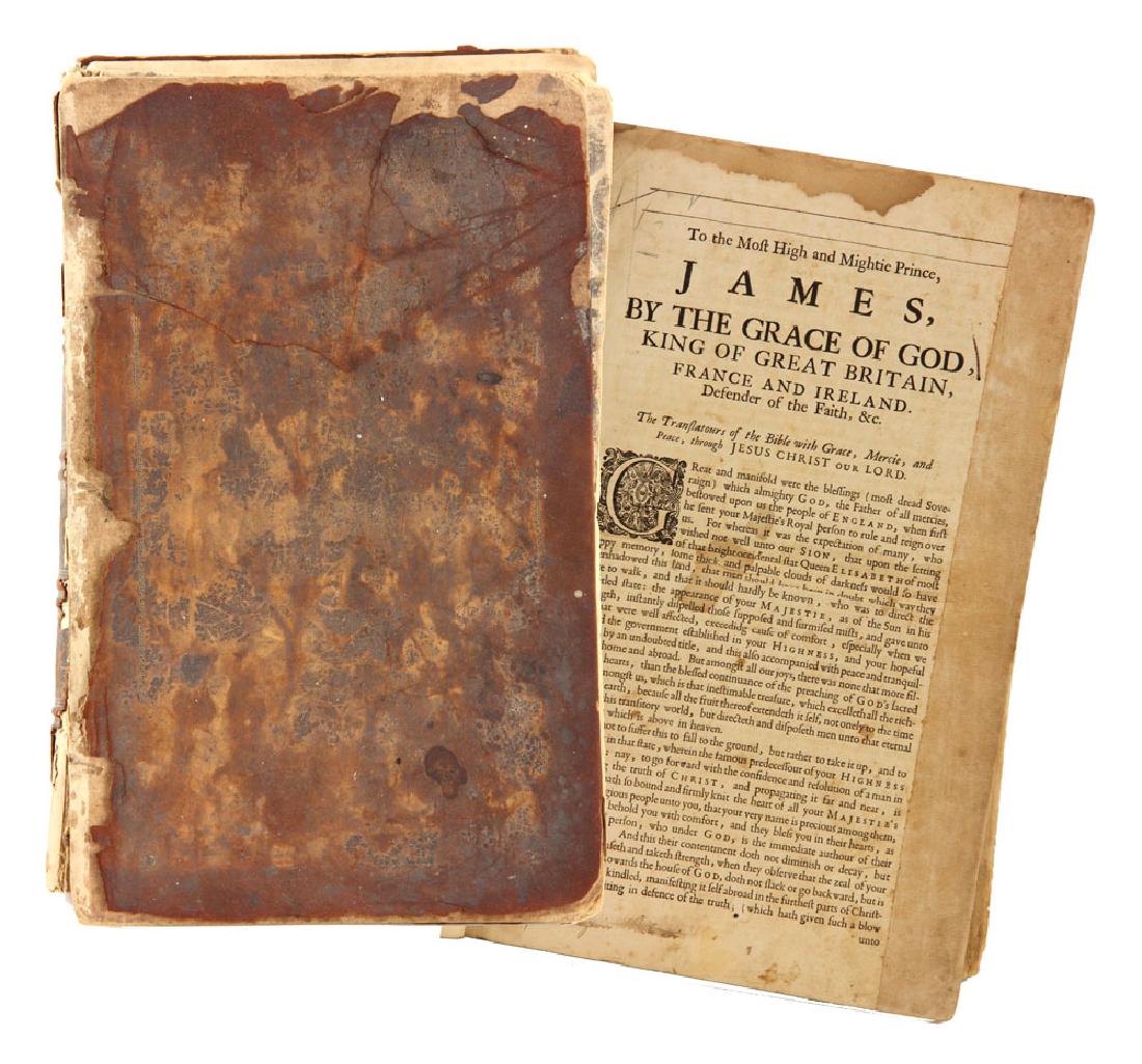 17th to 18th C. John Whitman Family Bible (1 of 5)