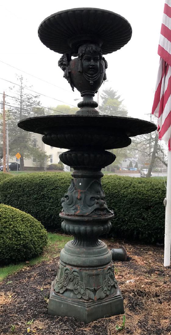 Fancy Cast Iron Fountain (1 of 3)
