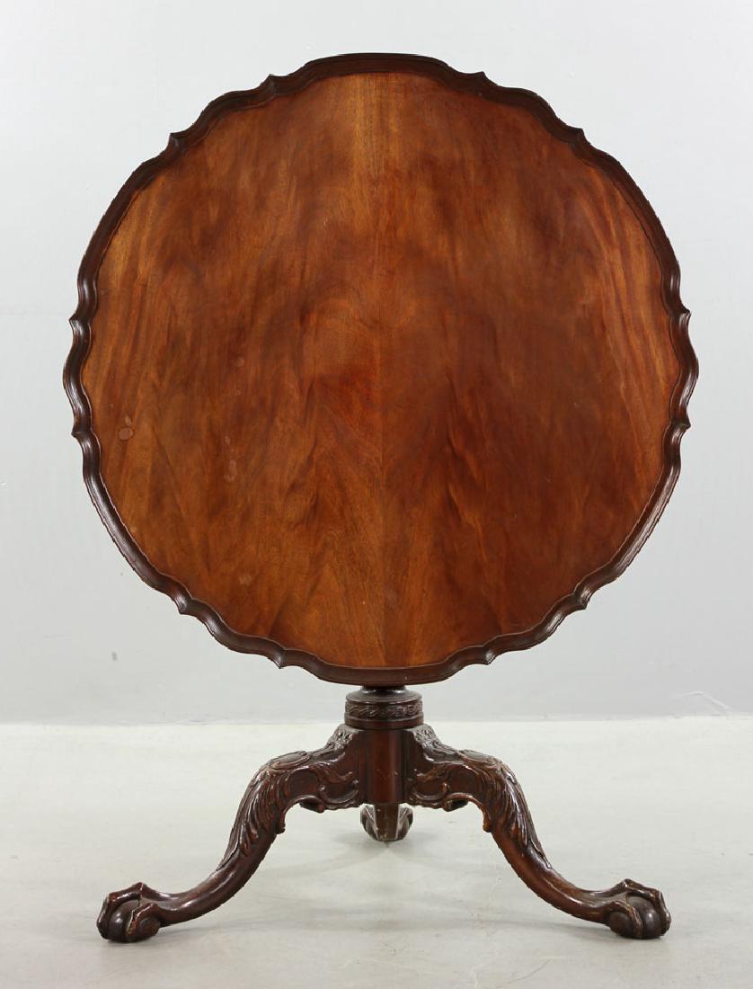 Mahogany Bird Cage Tilt Top Table (1 of 7)