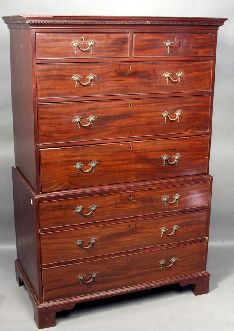 18th C. English Mahogany Highboy (1 of 4)