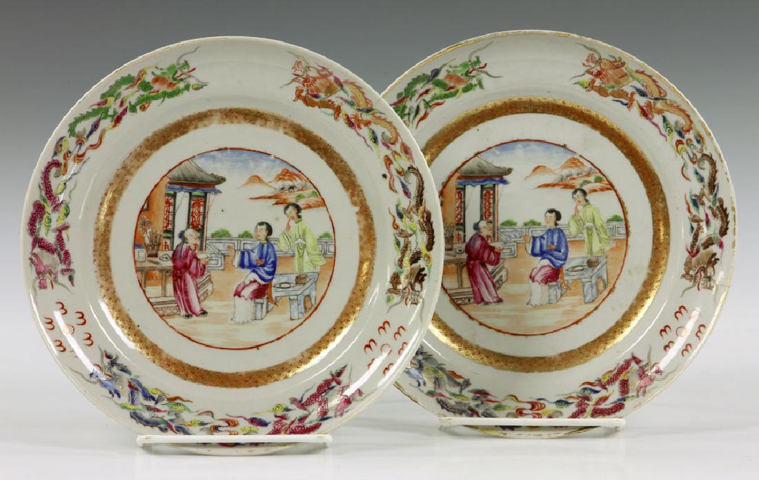 18th C. Pr. Chinese Export Plates (1 of 4)