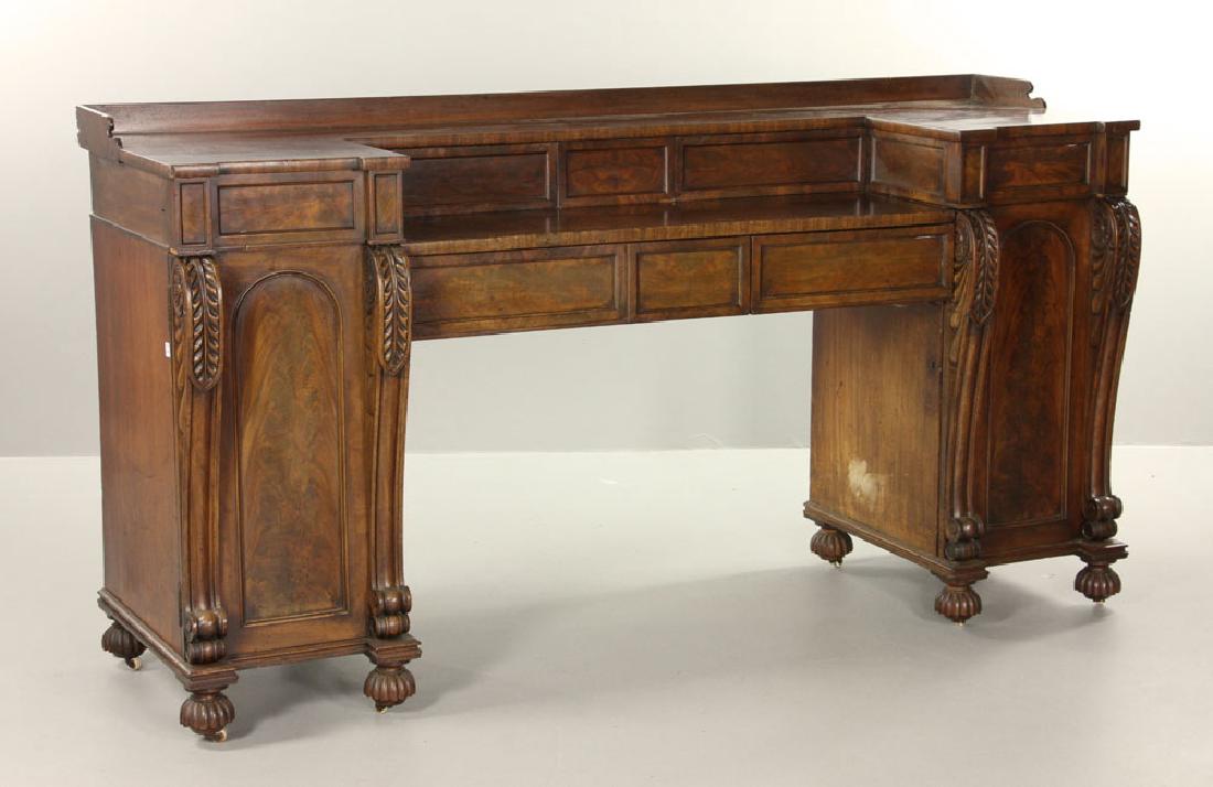 Antique Flame Mahogany Sideboard (1 of 8)