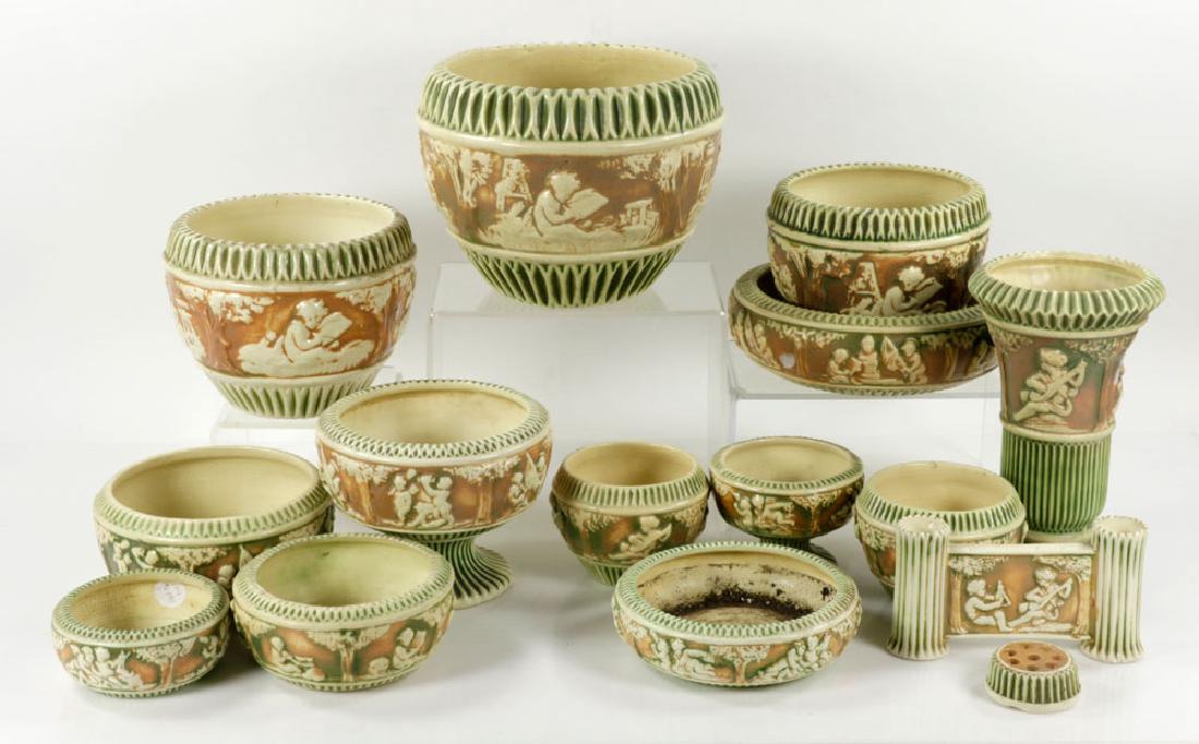 Lot of Roseville Donatello Pottery (1 of 5)