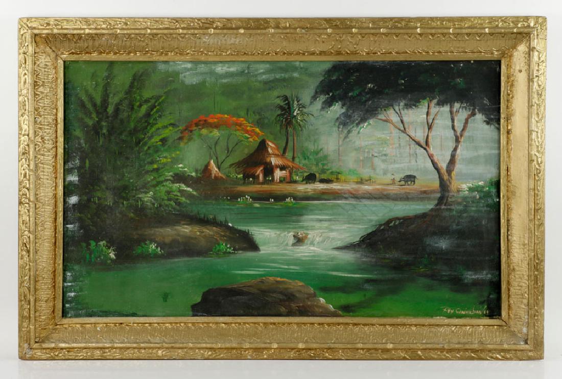 Quiambao, River Landscape View, Oil (1 of 5)