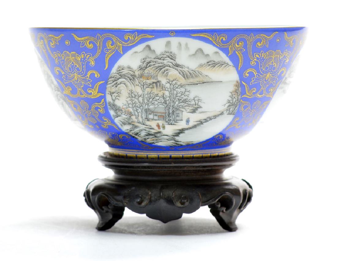 Very Fine Chinese Landscape Bowl (1 of 7)