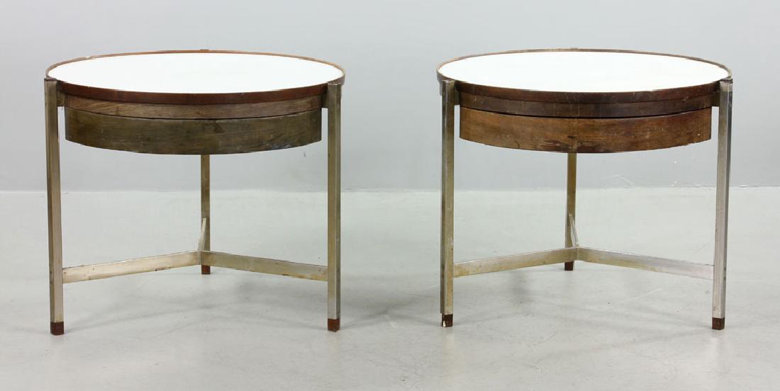 Mid-Century Modern Circular Tables (1 of 4)