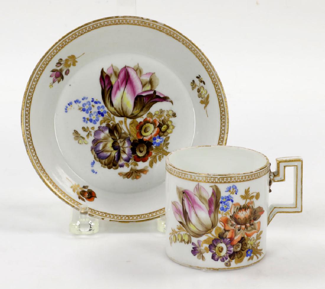 Meissen Cup & Saucer, Marcolini Period (1 of 6)